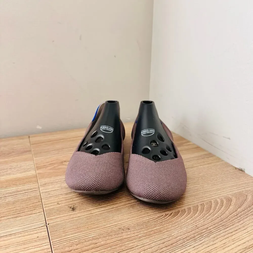 Rothy’s The Flat Mauve Knit Slip On Flats Women’s Size 7.5